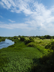 Fototapeta na wymiar Ranova river, Ryazan region, Russia