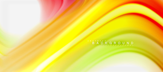 Rainbow fluid colors abstract background twisted liquid design, colorful marble or plastic wavy texture backdrop, multicolored template for business or technology presentation or web brochure cover