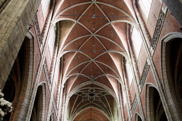 Interior of the Saint Peter's Church in Ghent, Belgium