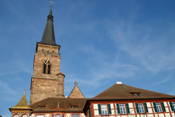 Obraz premium beautiful old German city of Schwabach.
