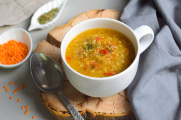 Lentil Bulgur Soup, Comfort Food, Turkish Cuisine
