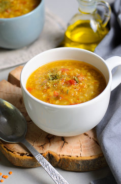 Lentil Bulgur Soup, Comfort Food, Turkish Cuisine