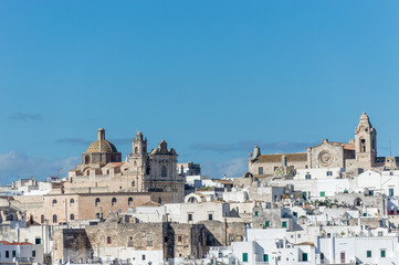 Obraz premium Medieval white village of Ostuni