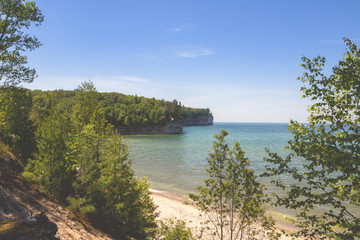 Pictured Rocks lakeshore
