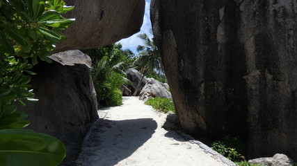 Obraz premium Seychellen-Traumstrände-Impressionen