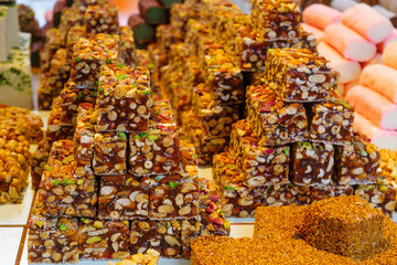 Sweets on sale in the market