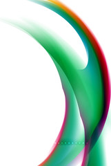 Holographic fluid colors flow, colorful liquid mixing colours motion concept