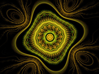 abstract symmetrical fractal