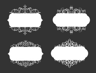 Vector illustration of old style label