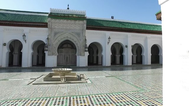 Al-Qarawiyyin Mosque, located in Fez,  has been one of the leading spiritual and educational centers of the Muslim World.