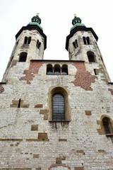 Fototapeta na wymiar church of Saint Andrzeja Apostola in Cracow,Poland