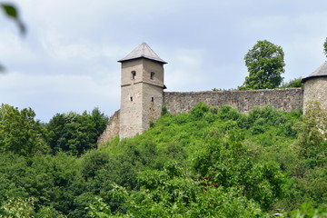 Fototapeta na wymiar oldest castle in Czech republic,Brumov castle