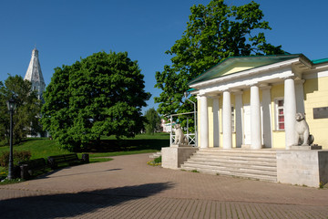 The pavilion of 1825. Kolomenskoye Museum-Reserve, Moscow, Russia