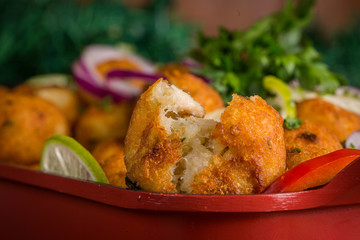 Quiche de queijo Brie com damasco na ceia de Natal