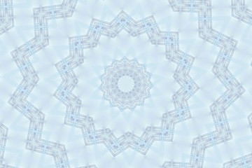 Organic abstract kaleidoscope pattern background