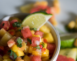 Summer fruit salsa