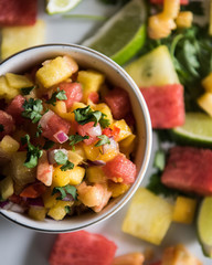 Summer melon salsa