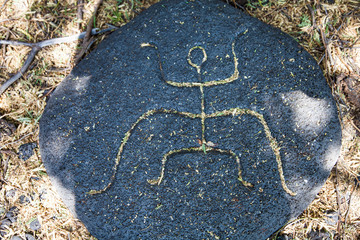 Petroglyphs on the Big Island of Hawaii