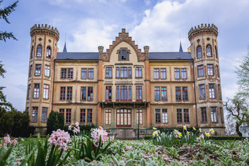 Fototapeta premium Renaissance castle in Bzenec, small city in Moravia historical region of Czech Republic