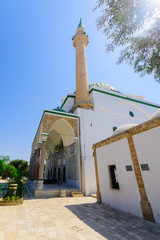 El-Jazzar Mosque (the white mosque) in Acre (Akko)