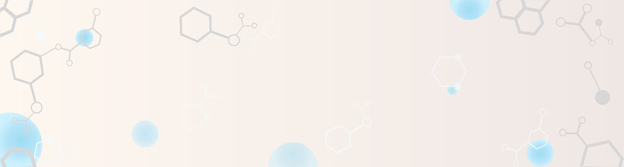 background picture, abstraction with molecules