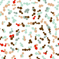 Vector organic seamless abstract background, freehand doodles pattern.