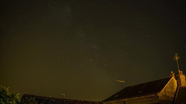 Loches, France at Night