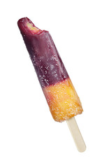 Bitten fruit ice cream