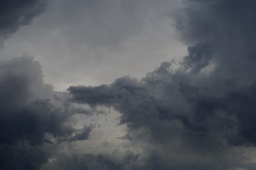 Fototapeta na wymiar Thunderstorm clouds