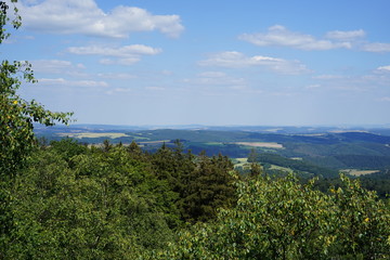 Fototapeta na wymiar View from Mörschieder Burr