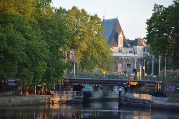 Tableaux sur verre Canal Nantes - Canal Saint-Félix