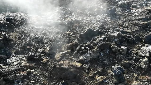 Sistema vulc&acirc;nico Krafla, no norte da Isl&acirc;ndia