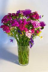 A bouquet of wild flowers.