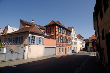 panoramic view of the historic center of Bamberg. Bamberg, Upper Franconia, Germany.