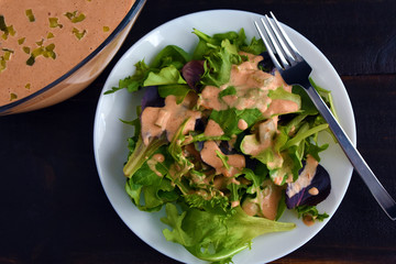 Salad with Russian Dressing