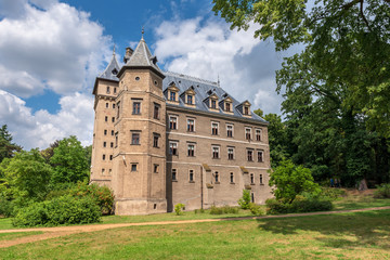 Fototapeta premium View of beautiful renaissance Goluchow castle located near Kalisz. Poland, Europe