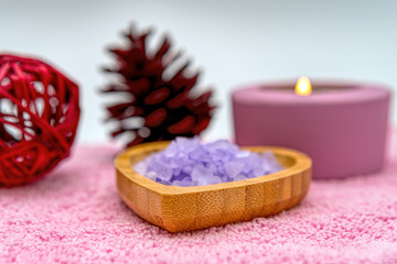 Spa natural concept. Cosmetics products. Spa and wellness setting