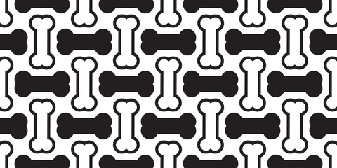 dog bone seamless pattern vector bone halloween tile background repeat wallpaper