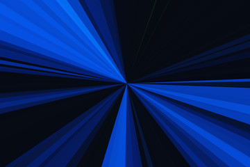 Dark Blue color rays of light abstract background. Stripes beam pattern. Stylish illustration modern trend colors.