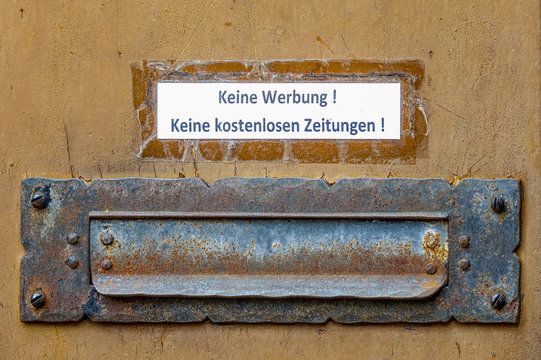Einwurf verboten