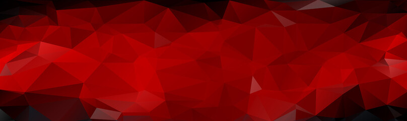 Gradient background of red and black triangles