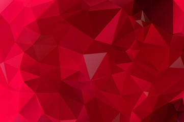 Gradient background of red and black triangles