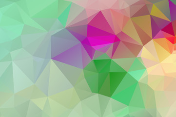 Multicolor background of triangles Bright colors, festive abstract background