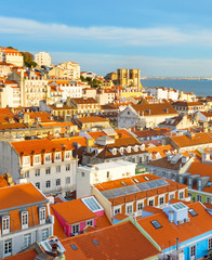 Cityscape Lisbon Old Town, Portugal