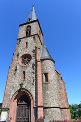 Fototapeta premium Evangelische Pfarrkirche in Dieburg - Hessen 