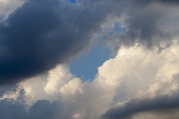 Fototapeta na wymiar dark cloud sky