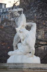 Obraz premium monument france sculpture Tuileries Garden Paris