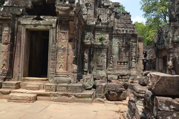 cambodia ancient hindu temple angkor ruins stone asia