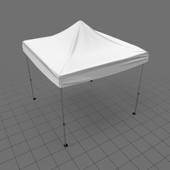 Square pop-up tent