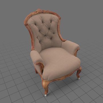 Victorian armchair